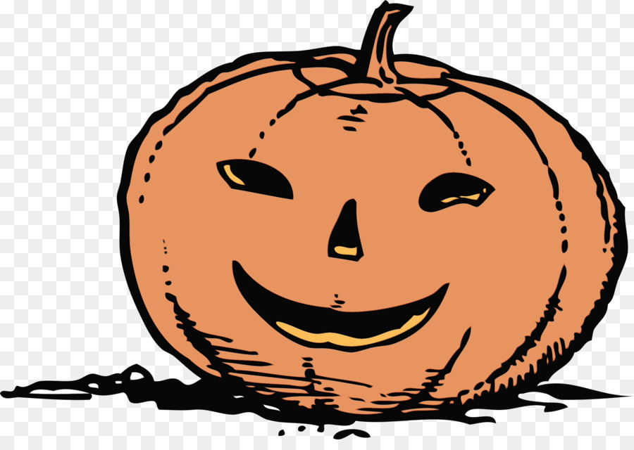 Citrouille Souriante，Feuilles D'automne PNG