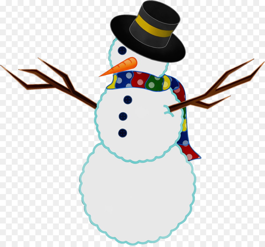 Bonhomme De Neige，Foulard PNG