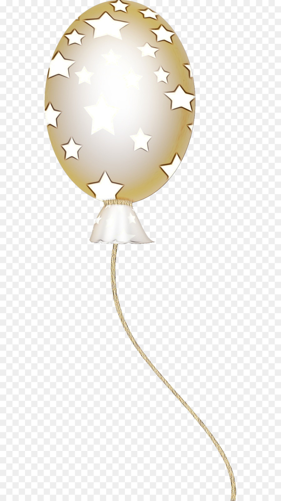 Ballon étoile，Or PNG