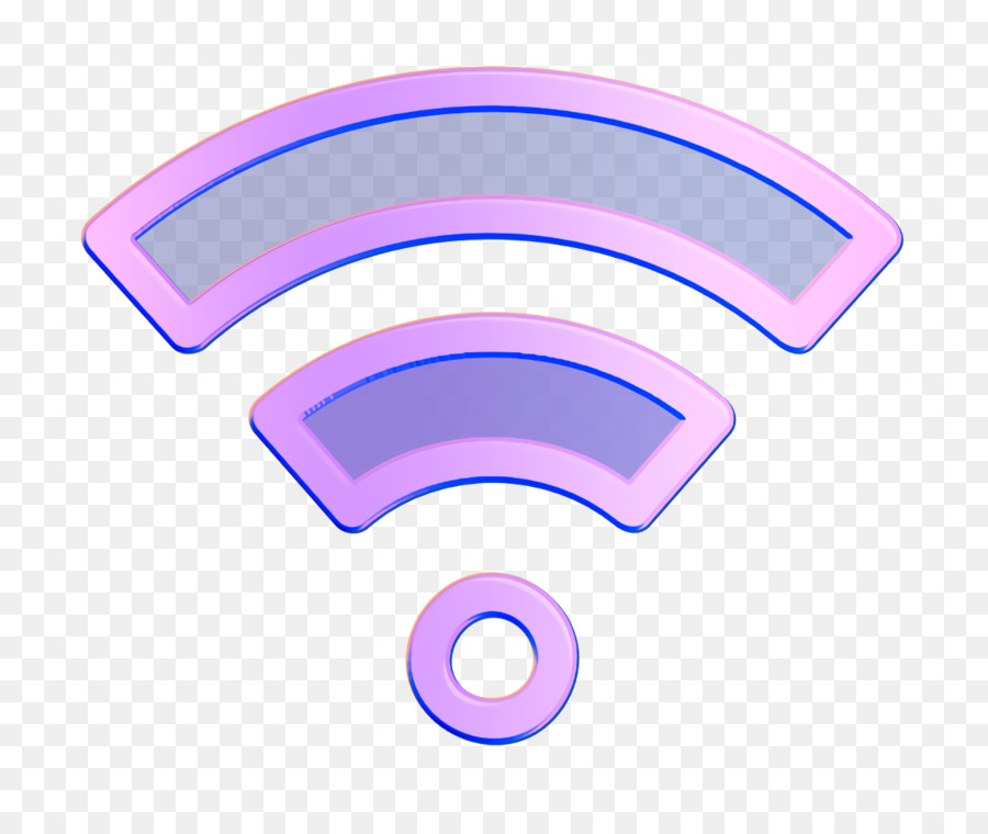 Symbole Wi Fi，Rose PNG