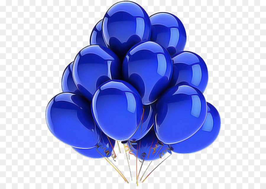 Ballons Bleus Et Blancs，Faire La Fête PNG