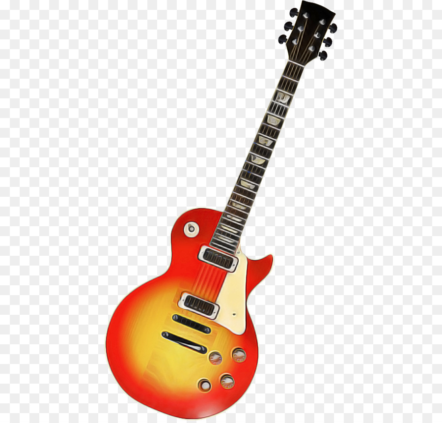 Guitare Rouge，Électrique PNG