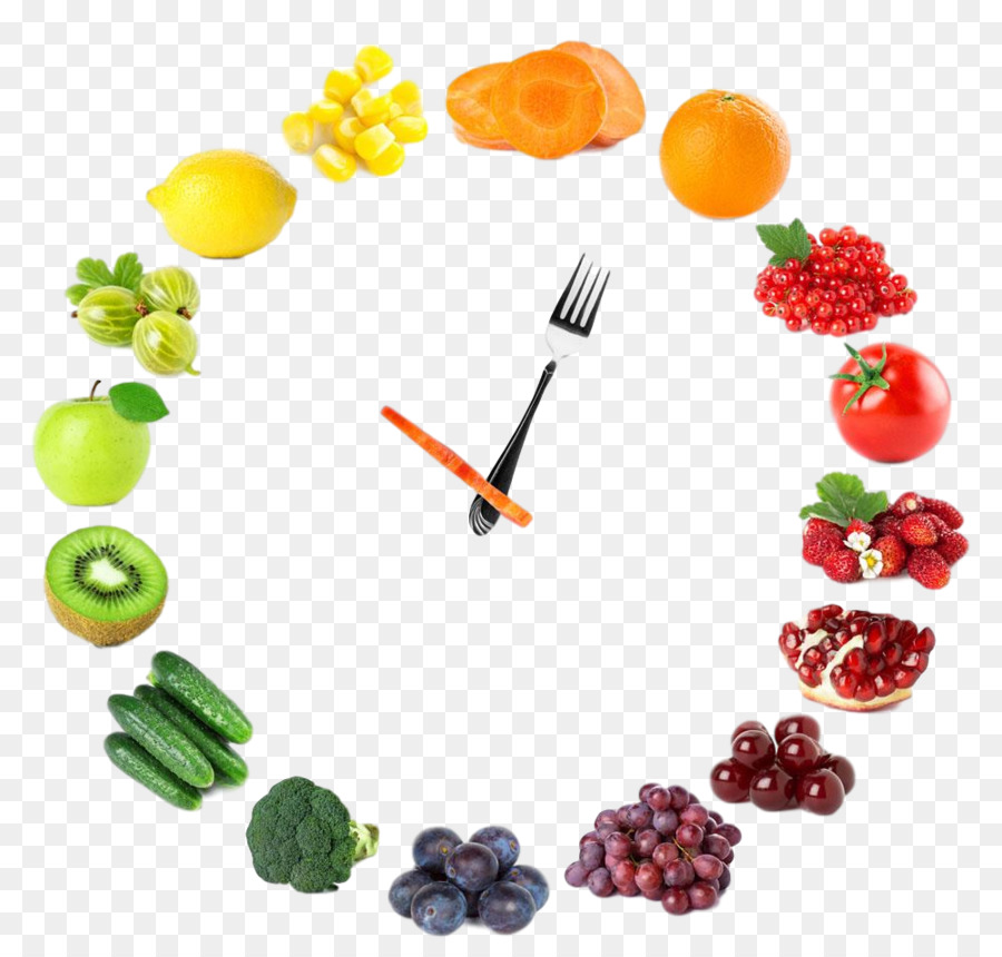 Horloge à Fruits，Fruit PNG