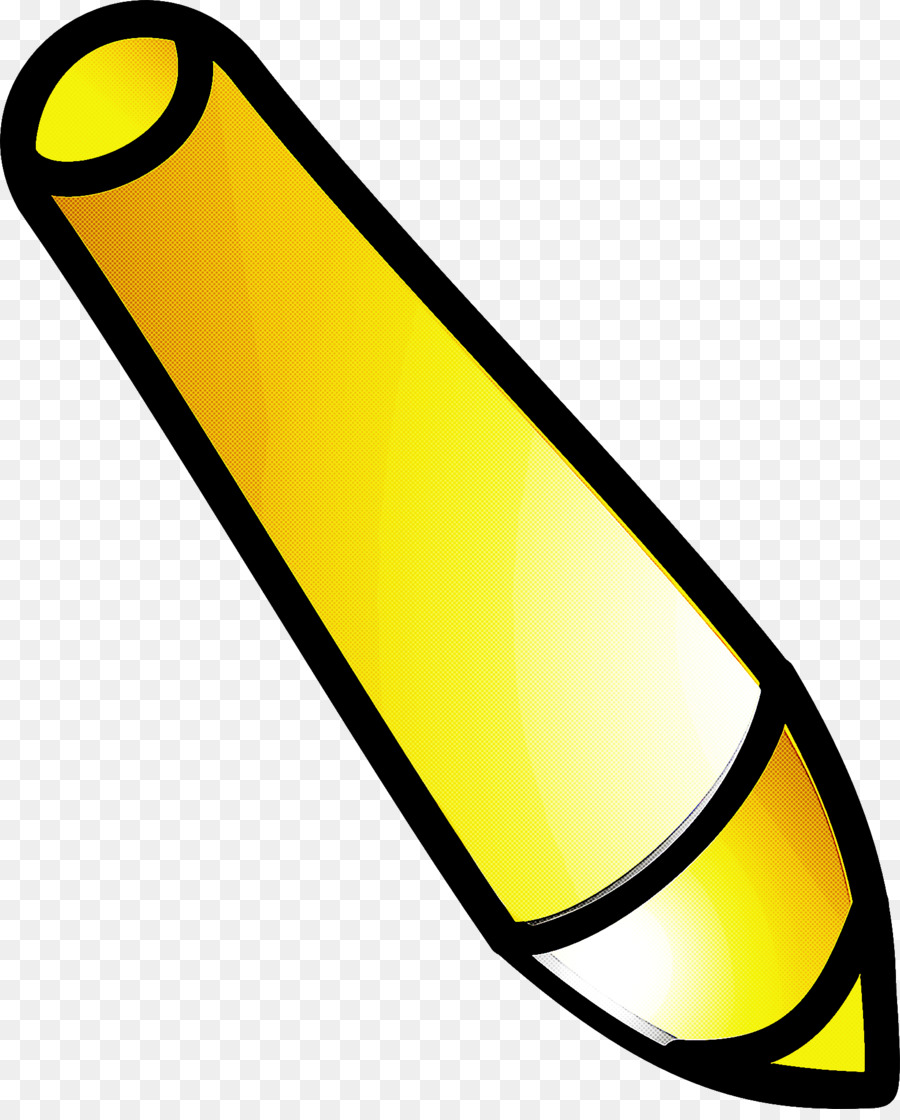 Crayon Jaune，Crayon PNG