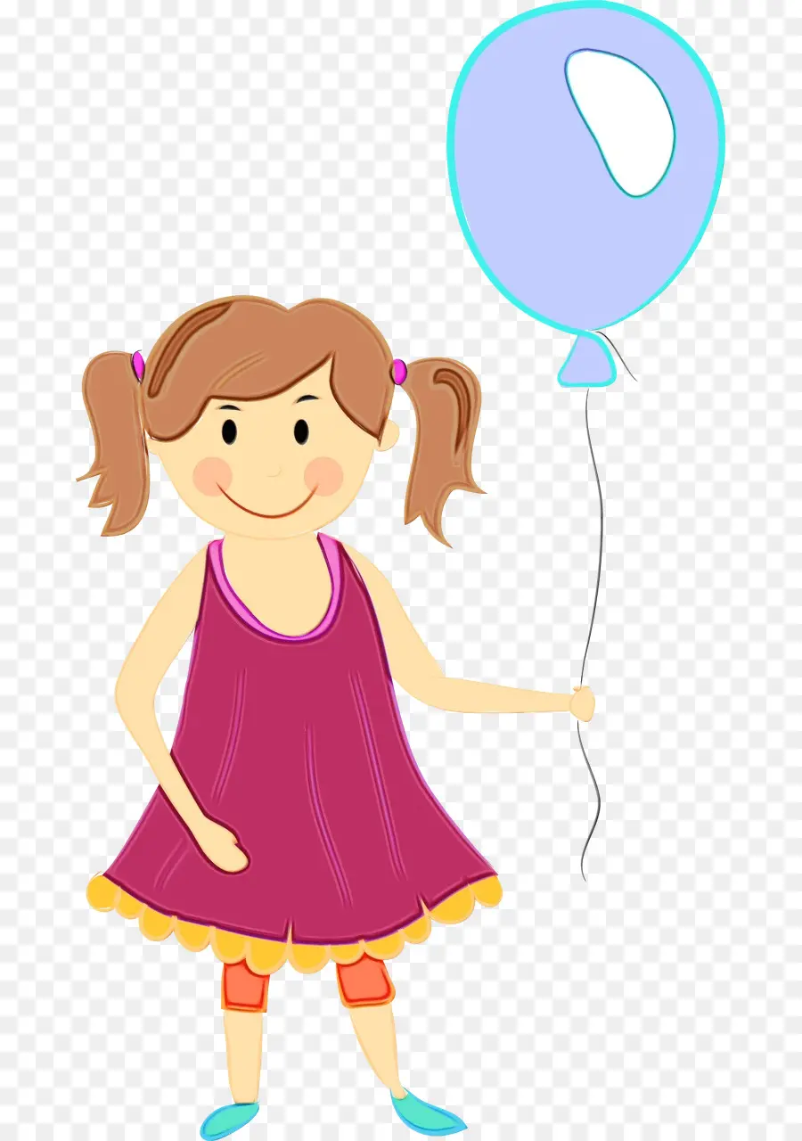 Fille，Ballon PNG