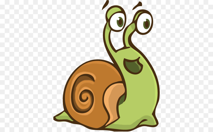 Escargot，Vert PNG