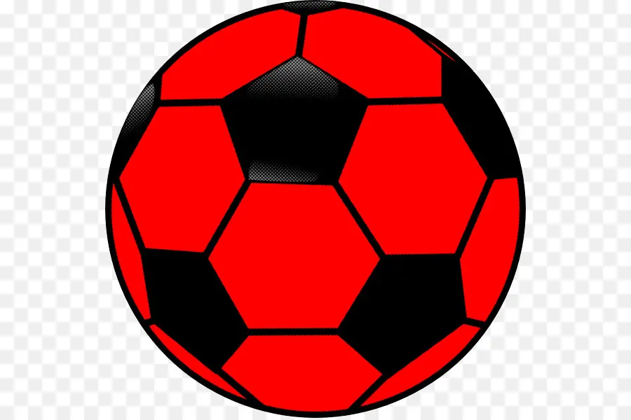 Ballon De Soccer，Rouge PNG