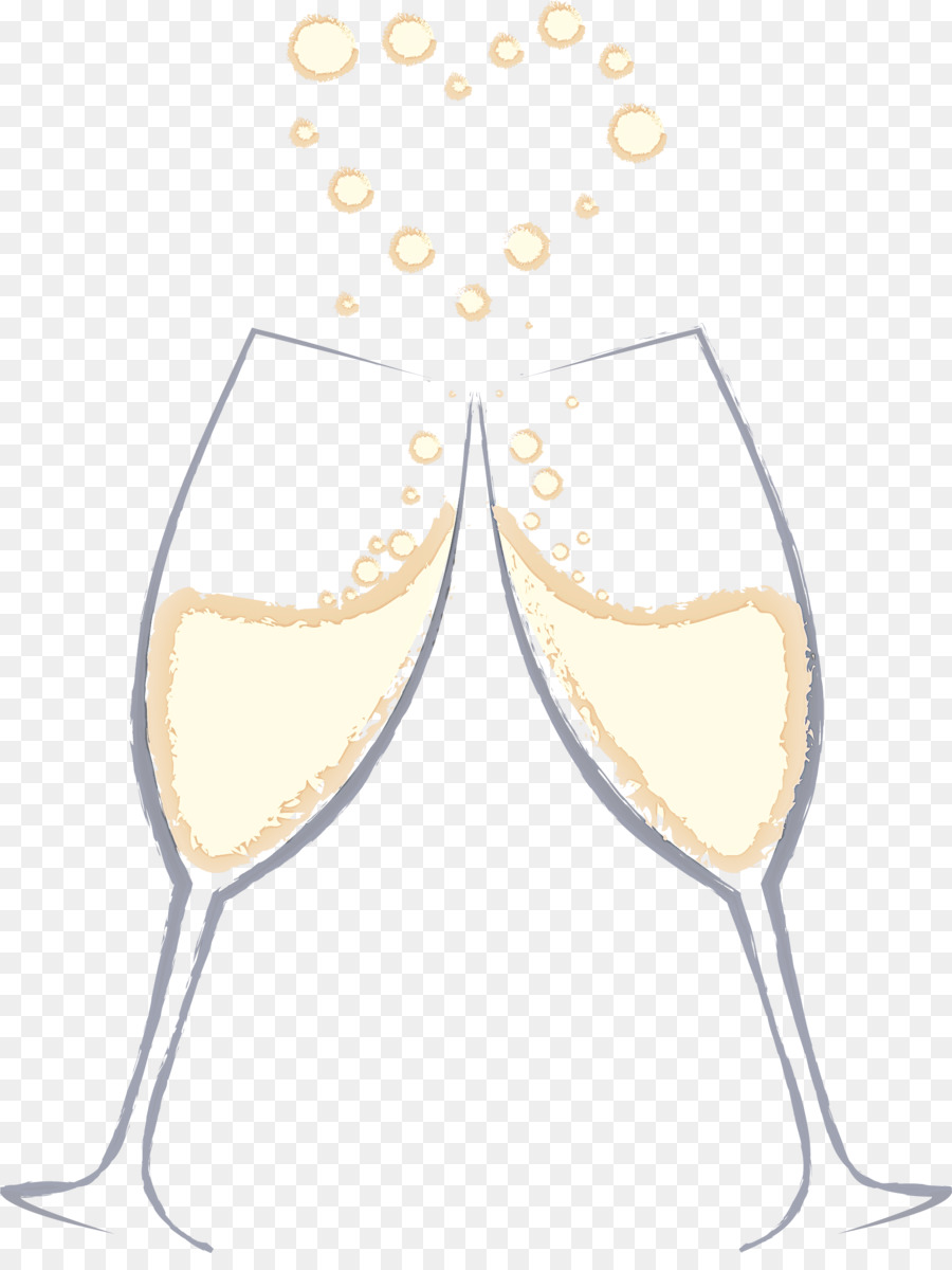 Verres à Champagne，Célébration PNG