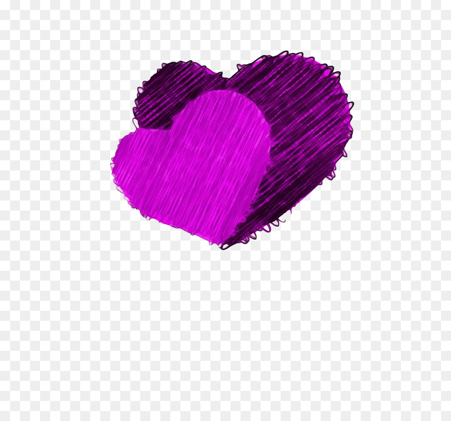 Coeur Violet，Amour PNG