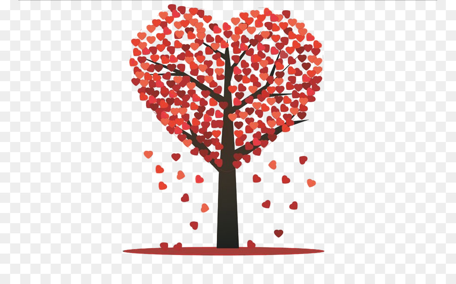 Arbre Coeur，Amour PNG