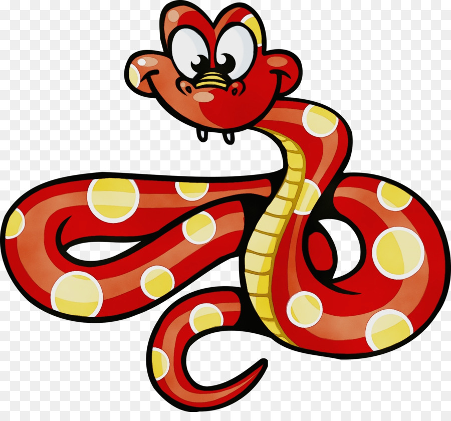 Serpent Rouge，Dessin Animé PNG