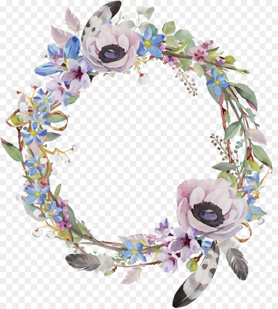 Couronne Florale，Fleurs PNG