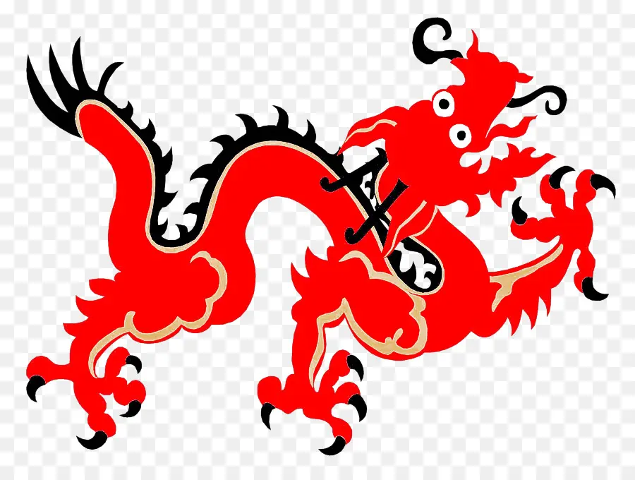 Dragon Rouge，Chinois PNG