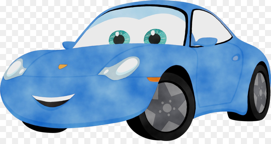 Voiture De Dessin Animé Bleue，Véhicule PNG