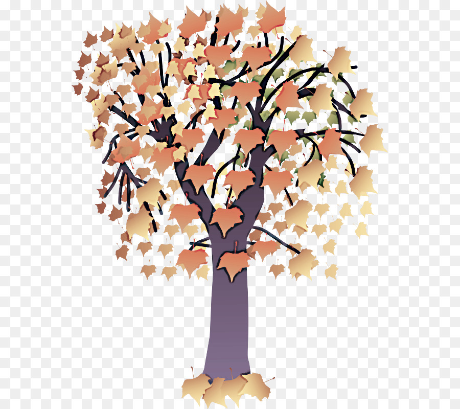 Arbre D'automne，Feuilles PNG