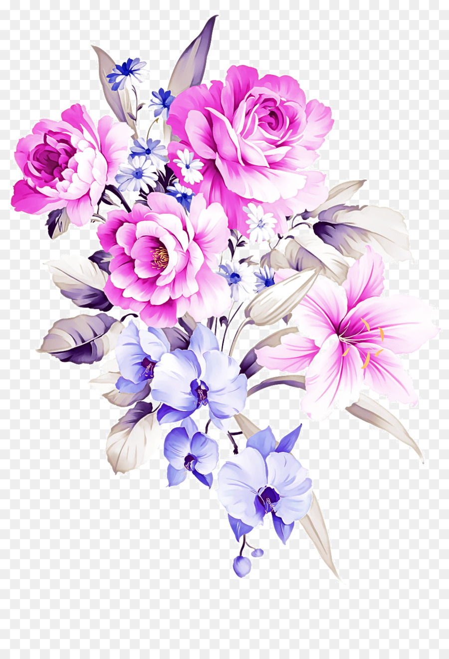 Bouquet De Fleurs，Fleurir PNG