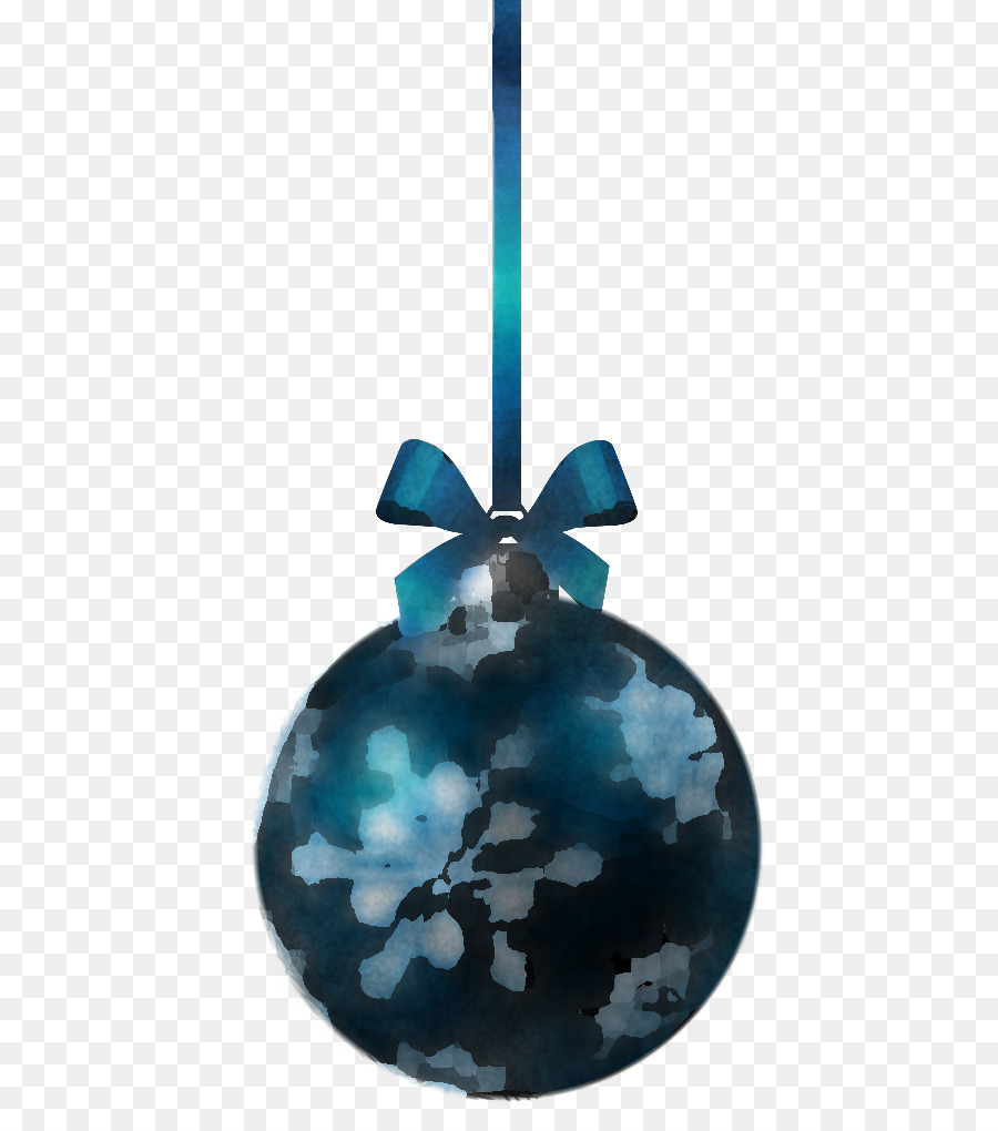 Ornement Bleu，Noël PNG