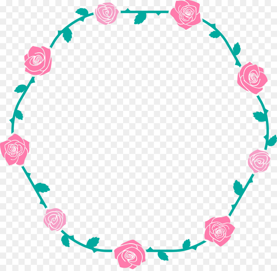 Couronne Florale，Fleurs PNG