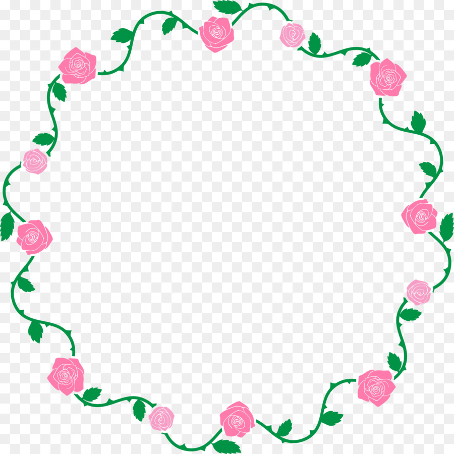 Couronne Florale，Fleurs PNG