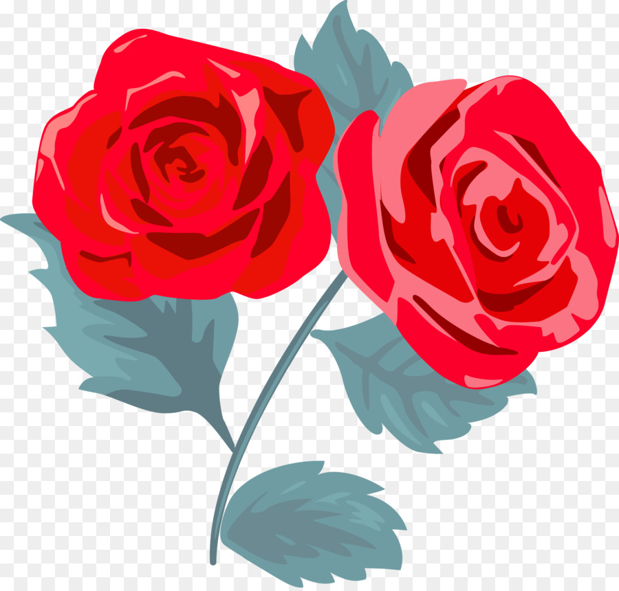 Les Roses De Jardin，Fleur PNG