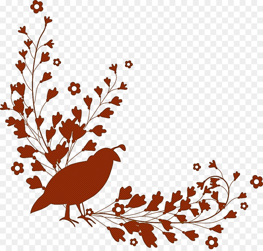 Oiseau，Fleurs PNG