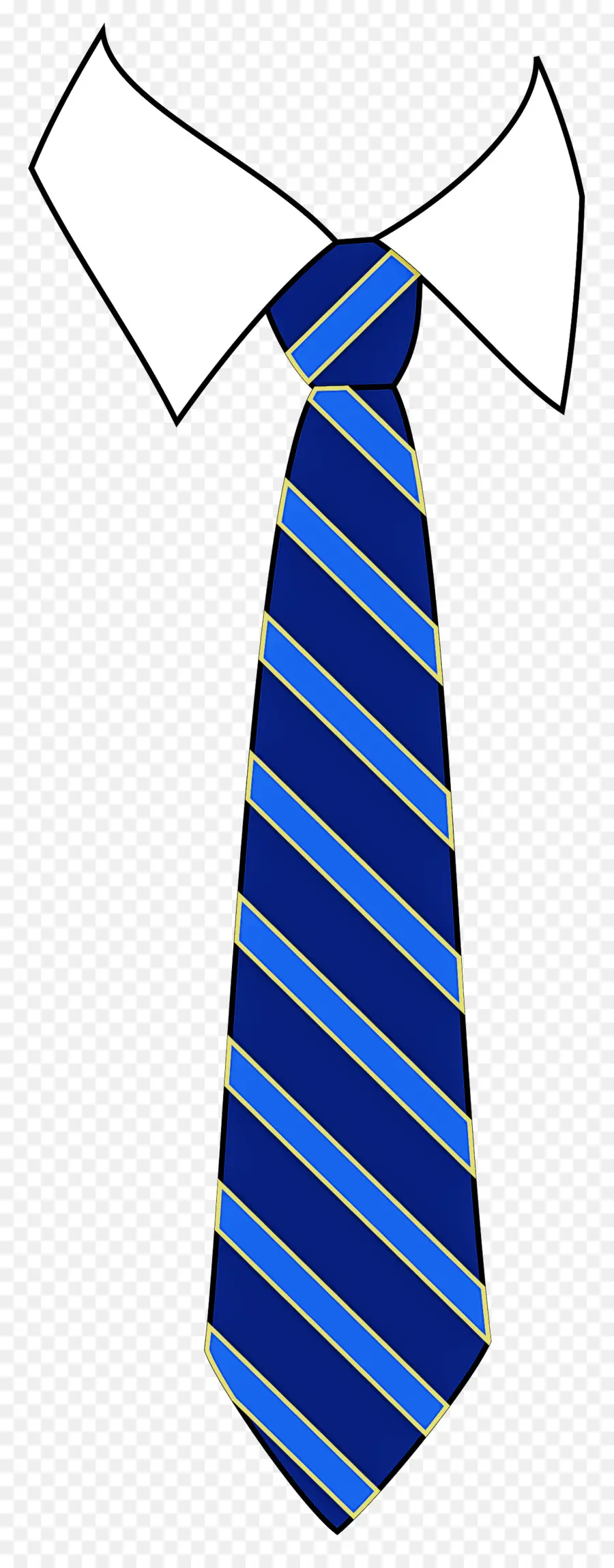 Cravate，Bleu électrique PNG