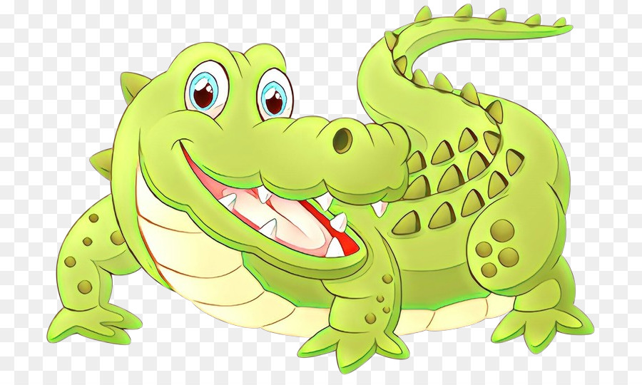 Crocodile De Dessin Animé，Vert PNG