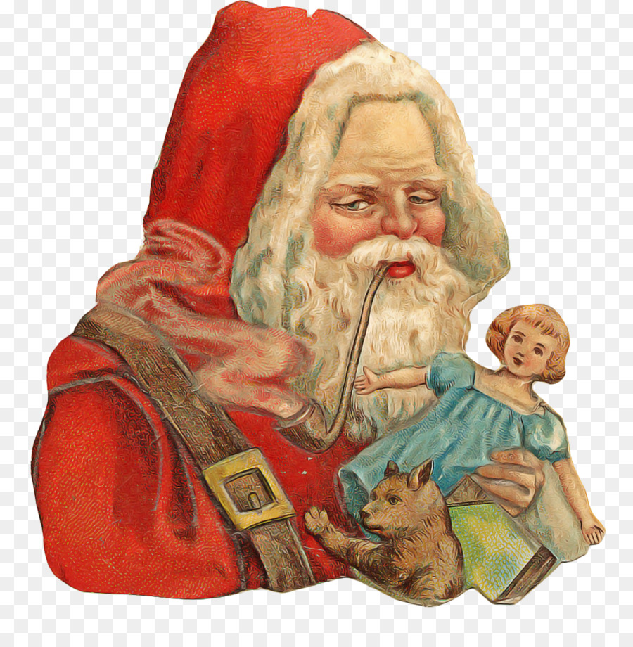Le Père Noël，Les Poils Du Visage PNG