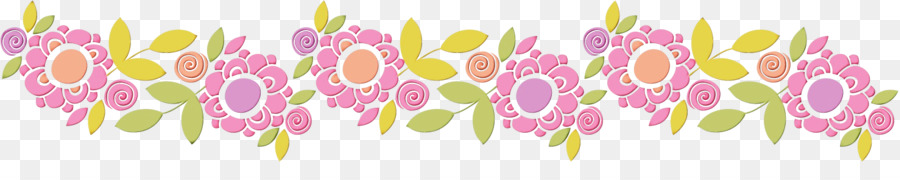 Fleurs Roses，Feuilles PNG