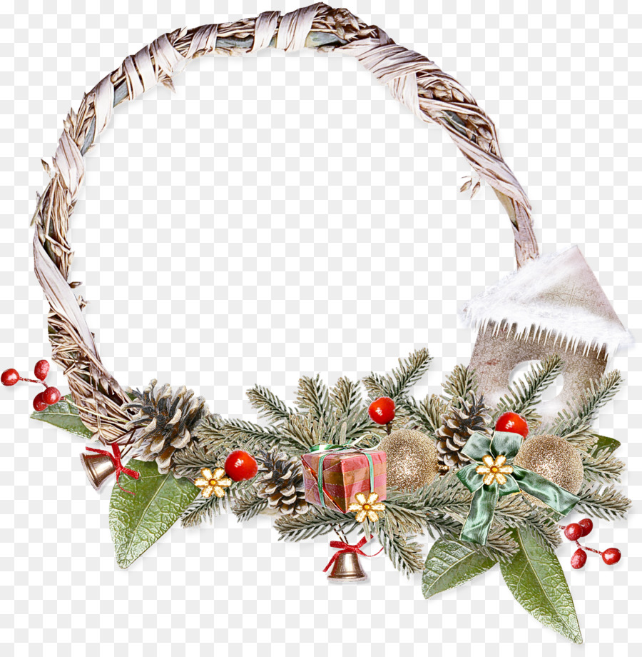 Couronne De Noël，Vacances PNG