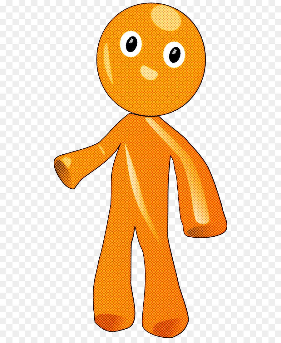 Caractère Orange，Dessin Animé PNG