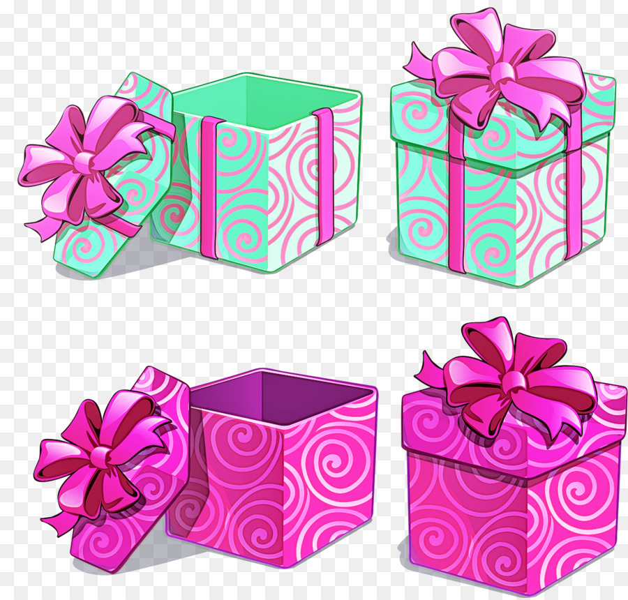 Coffrets Cadeaux，Rubans PNG