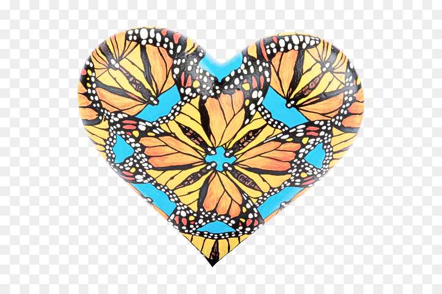 Coeur De Papillon，Papillon PNG