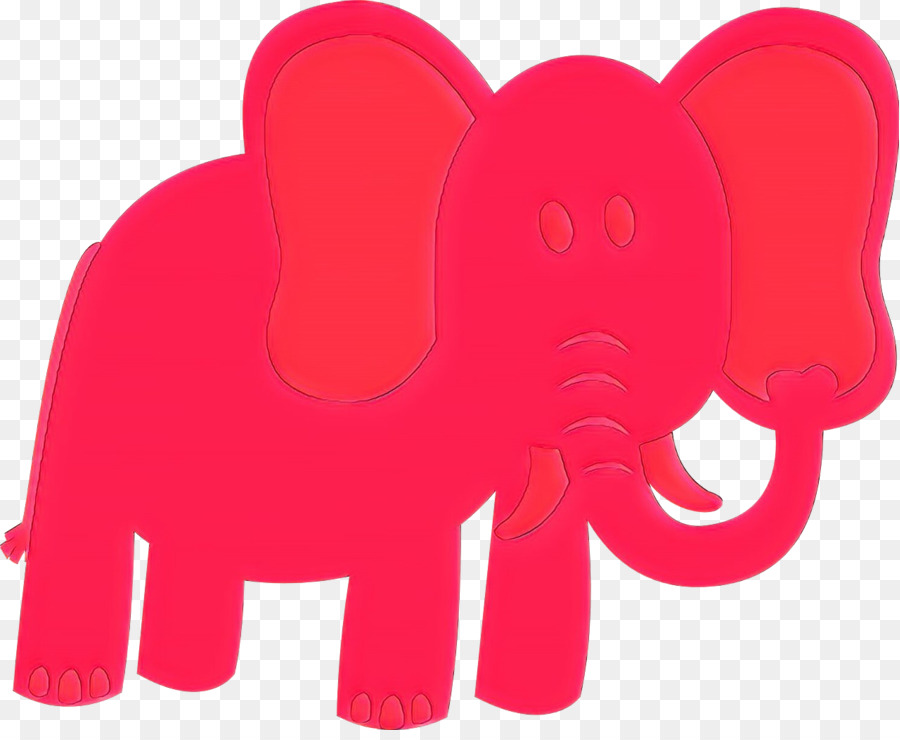 Éléphant Rose，Dessin Animé PNG