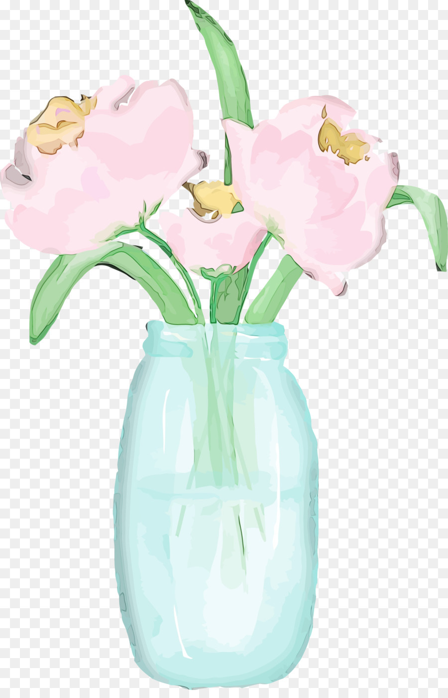 Vase，Rose PNG