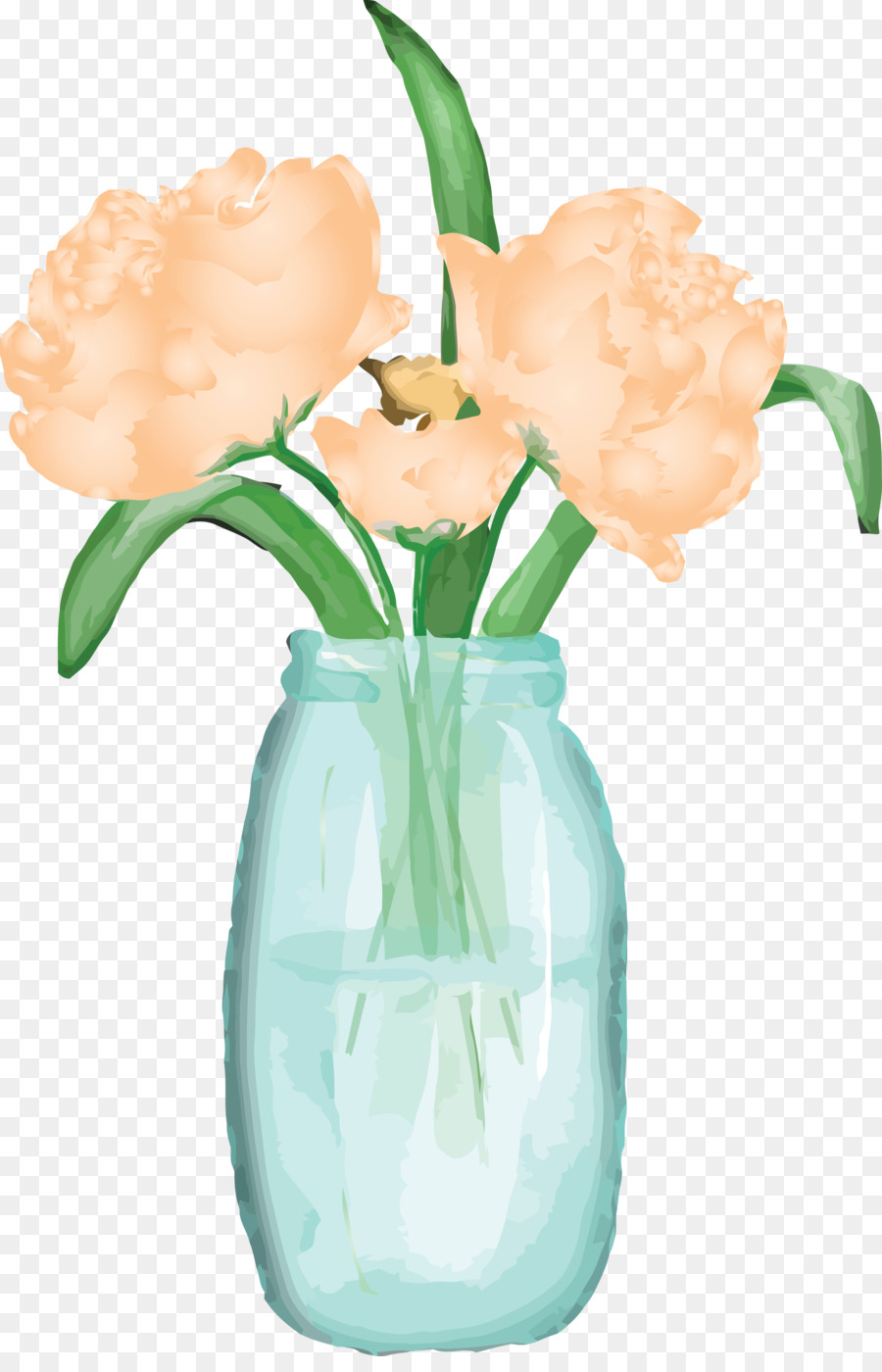 Fleur，Vase PNG