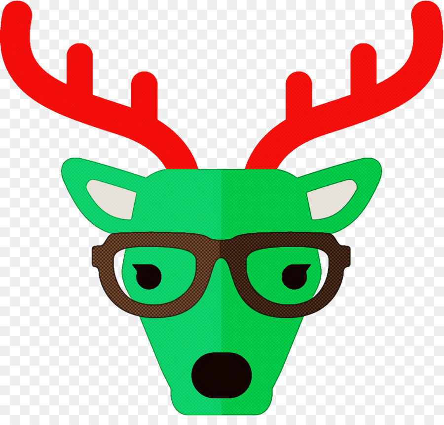 Cerf Avec Des Lunettes，Bois PNG