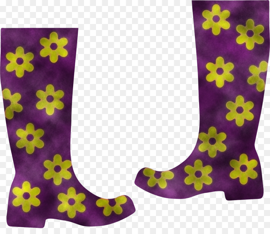 Bottes Violettes，Fleurs PNG