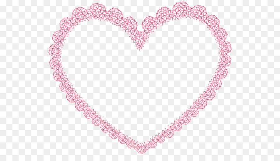 Cadre Coeur，Rose PNG