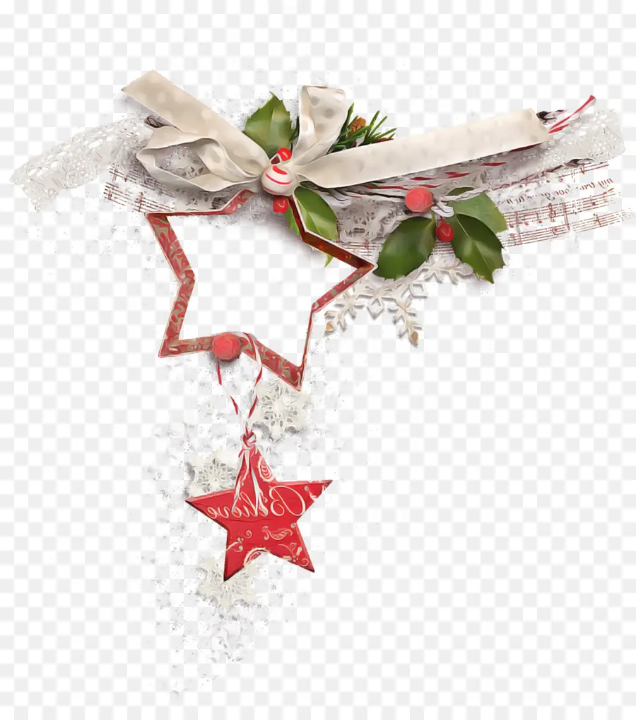 Décoration De Noël，Étoile PNG