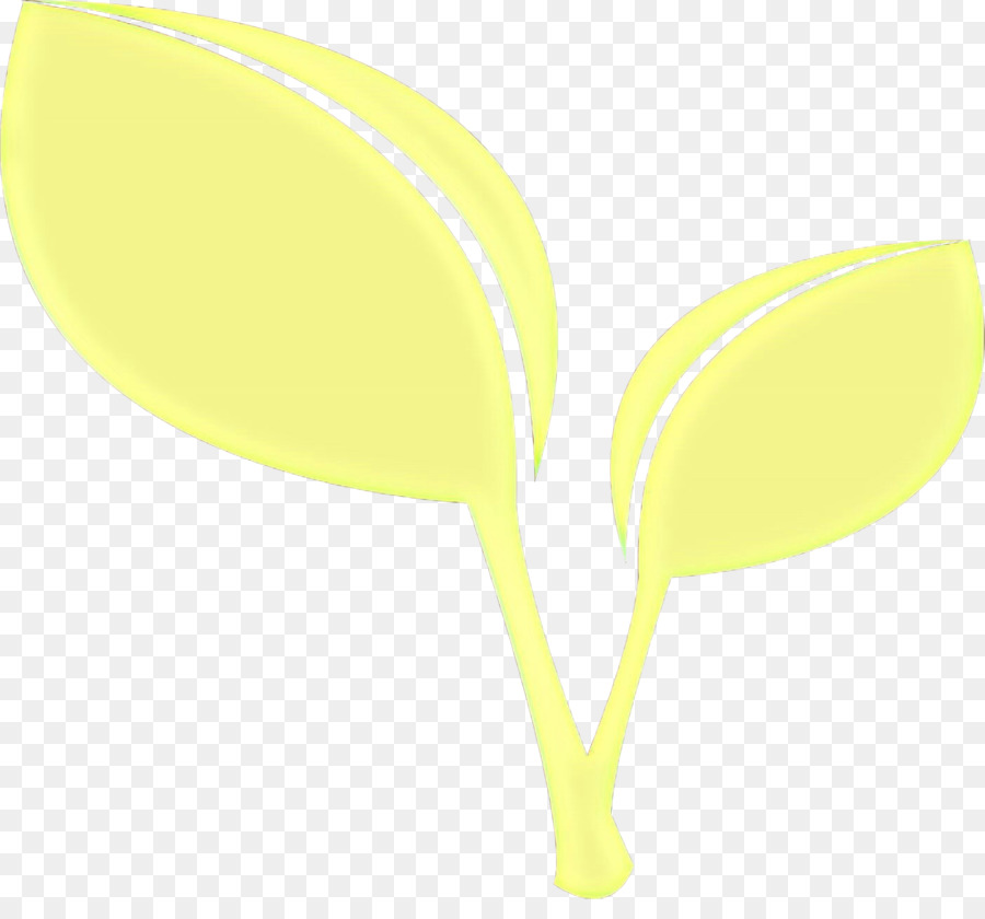 Feuille Jaune，Tige PNG