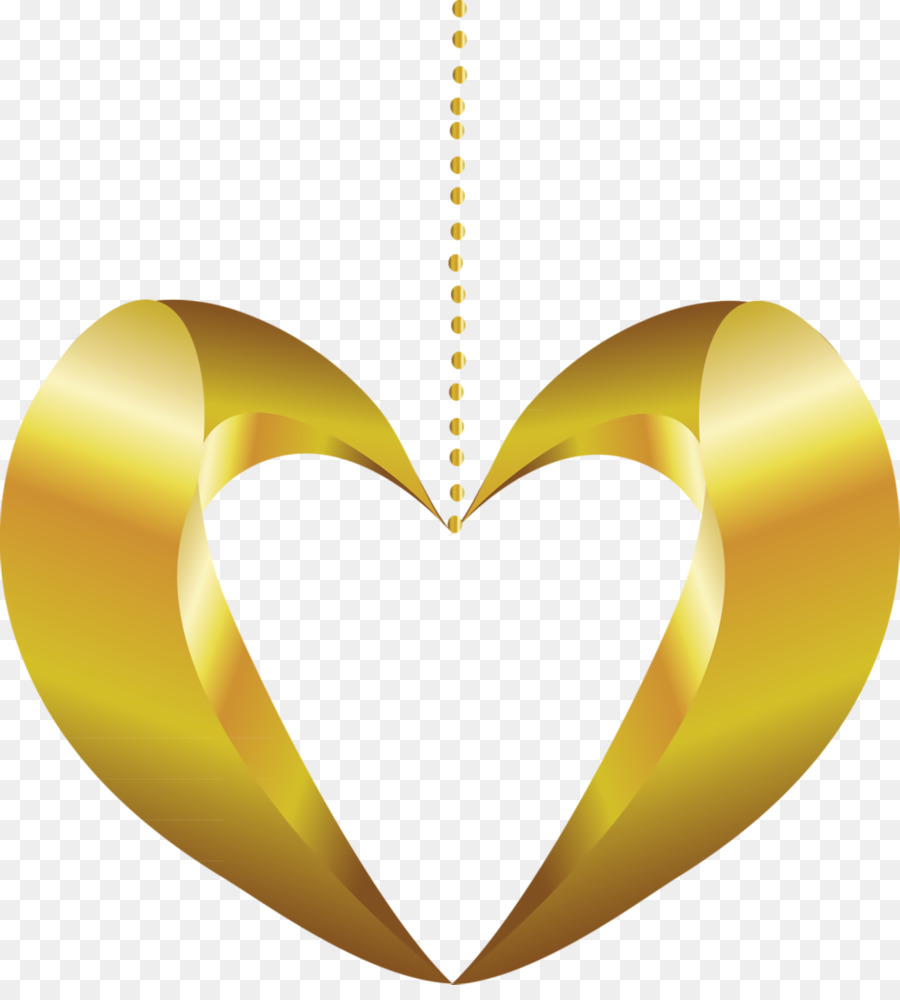 Coeur，Jaune PNG