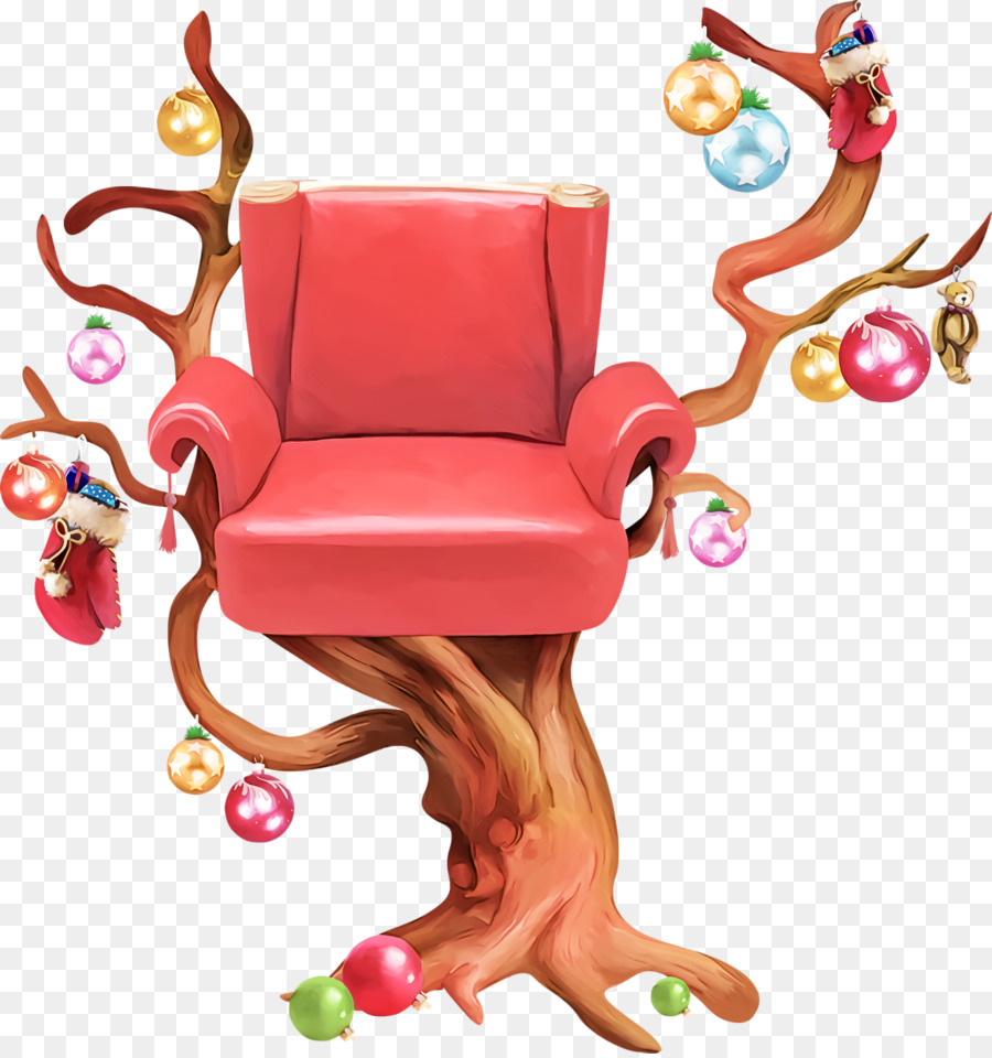 Chaise Rouge，Arbre PNG