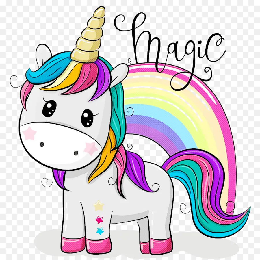 Dessin Animé，Licorne PNG