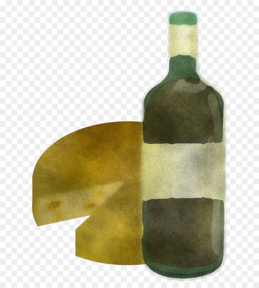 Bouteille De Vin，Fromage PNG