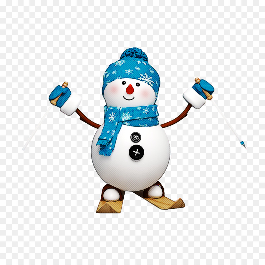 Bonhomme De Neige Ski，Hiver PNG