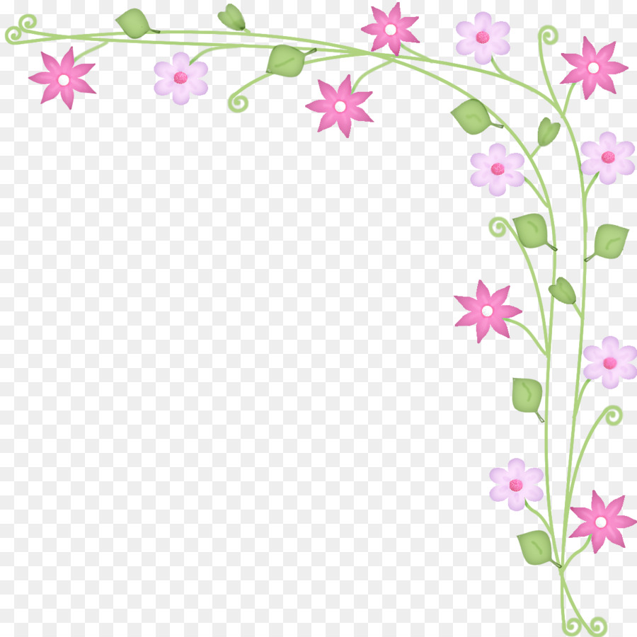 Cadre Floral，Fleurs PNG