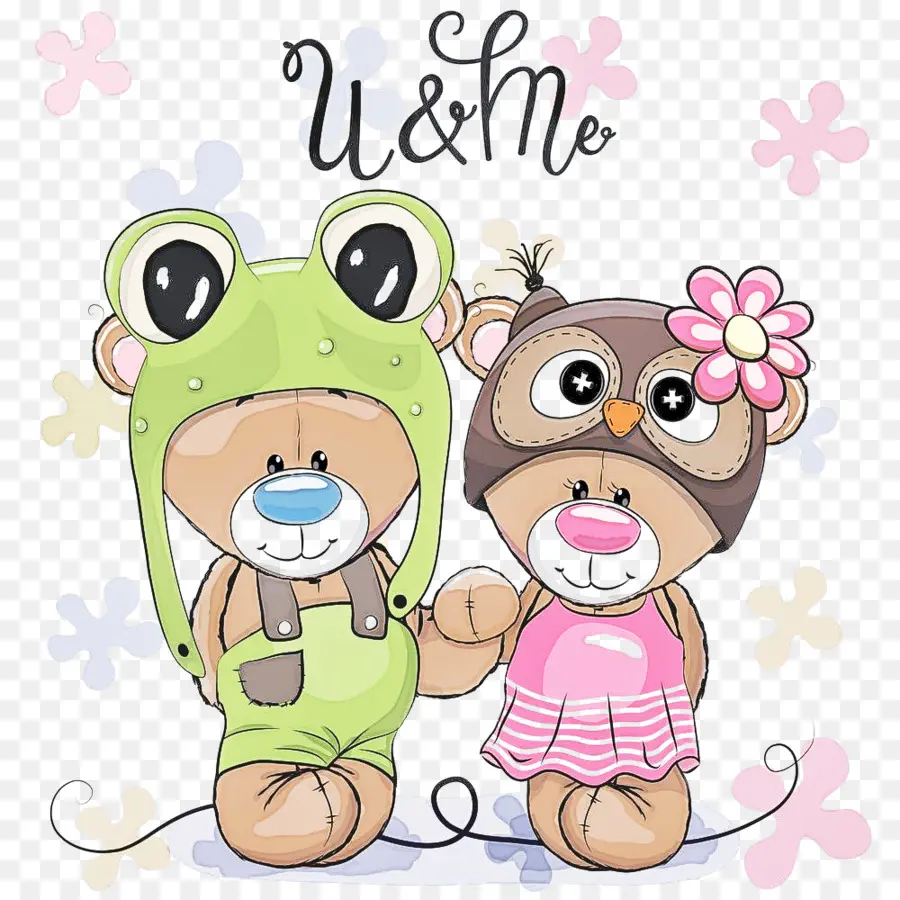 Ours En Peluche，Couple PNG