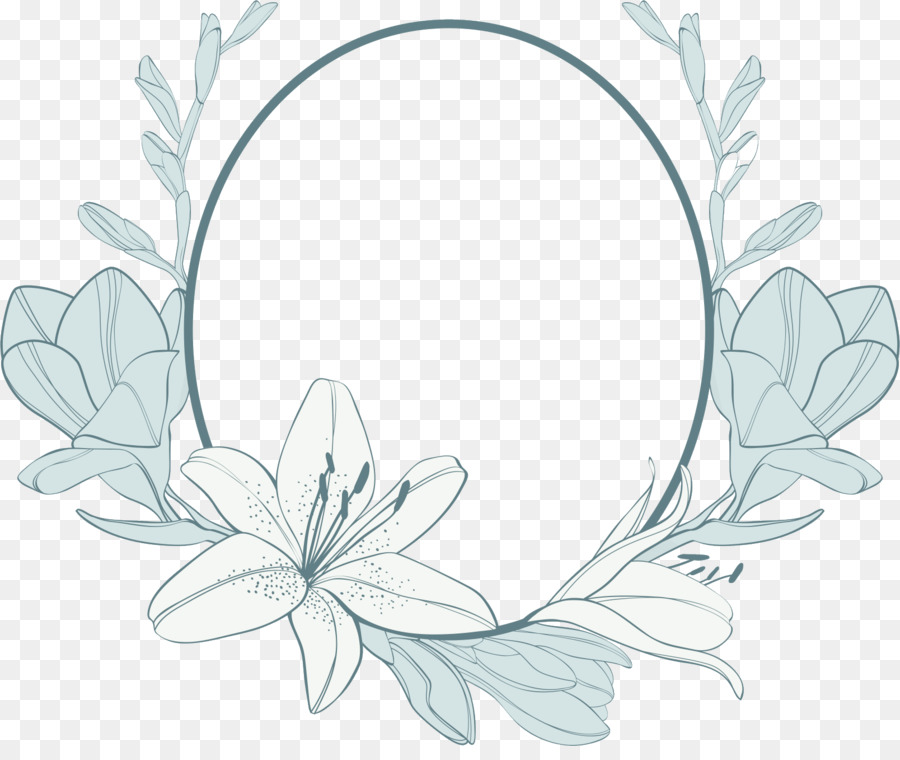 Couronne Florale，Fleurs PNG