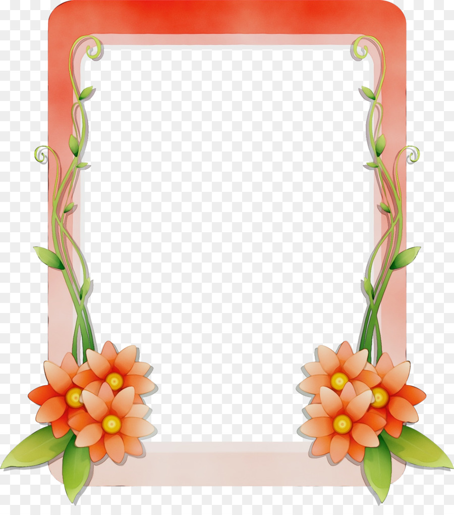 Cadre Photo，Fleurs PNG